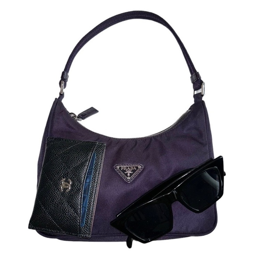 Prada 2000 Mini Nylon Bag, Purple
